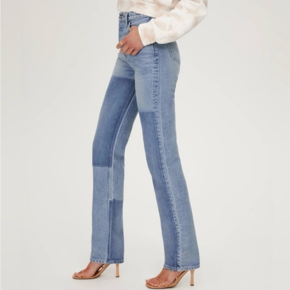 Reformation Cynthia Shadow High Rise Jeans 24
